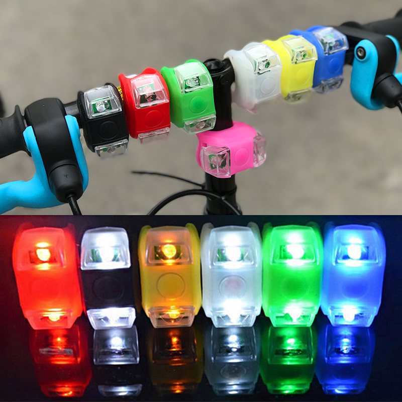 Children's bicycle light Night riding light Frog light Warning light Stroller flash Bicycle taillight Riding equipment accessories