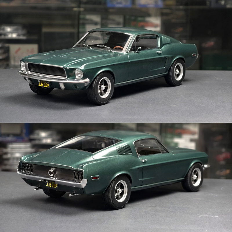 Norev 1:12 Ford Mustang Fastback 1968 Alloy Car Model Ornament