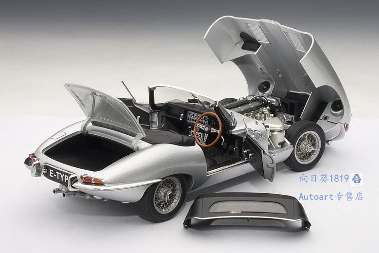 https://img.alicdn.com/imgextra/i2/570245842/TB23sWXdN6I8KJjSszfXXaZVXXa_!!570245842.jpg 1:18車模 AUTOART 1/18 捷豹 JAGUAR E-TYPE I 3.8 敞篷合金汽車模型
