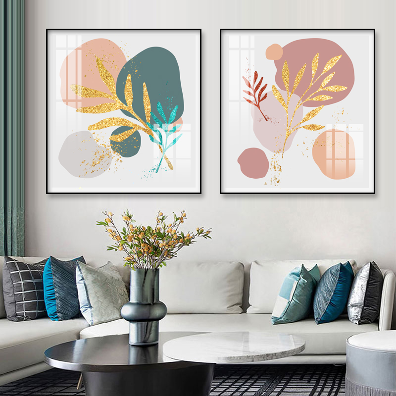 Small frescoed teen bedroom cozy hanging painting girl's room Book room Romantic Art Oil Painting Living-room Background