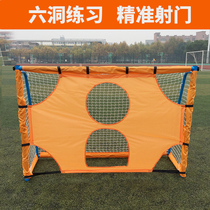 Small Football Doors Indoor Trio System Childrens Foldable Portable Elementary School Kids Competition Home Outdoor Football Door Frames