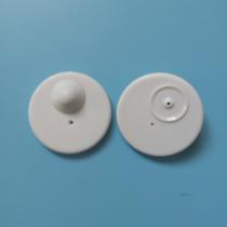 EAS Burglar Tags Eccentric Round Hard Tags Supermarket Theft Hard Tags Clothing Anti Theft Button Pure White