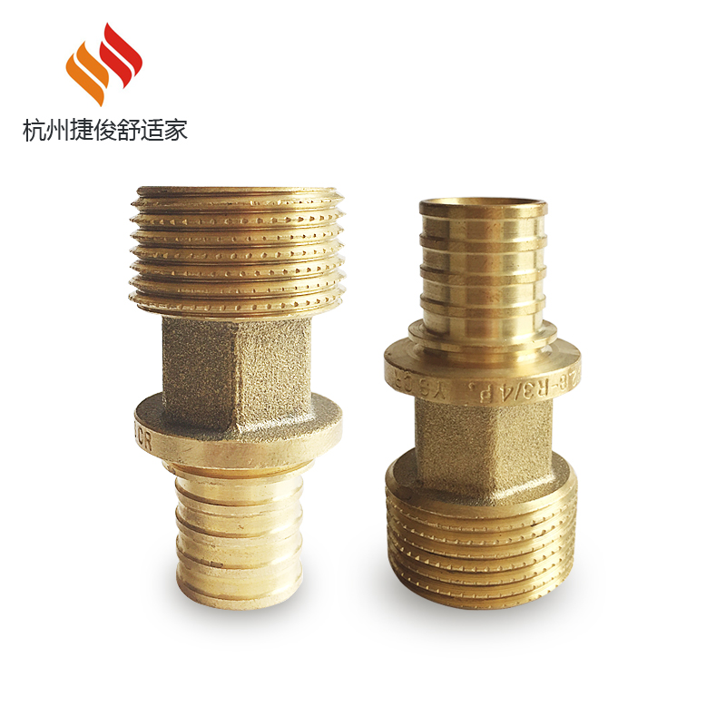 German Rui good REHAU COPPER EXTERNAL THREAD TRANSITION DIRECT HEAD SLIDING TIGHT FITTING TO THE PE-X PIPE