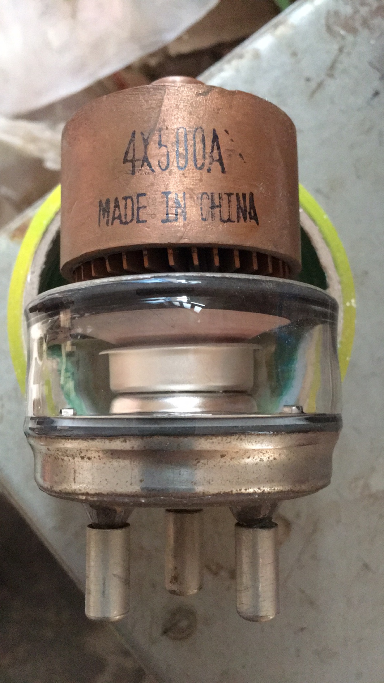New Beijing export type 4X500A vacuum tube power amplifier launch tube industrial tube high frequency quality
