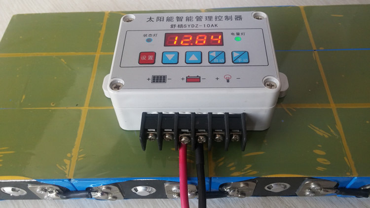 товар из китая 舒杨12/24v 蓄电池磷酸铁锂 防水太阳能控制器 带显示 可编辑 Shu Yang sydz