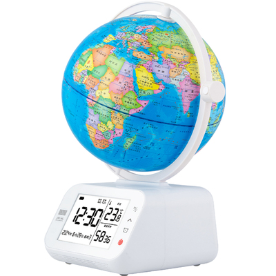 北斗地球仪番茄时间管理器闹钟时钟带灯光
