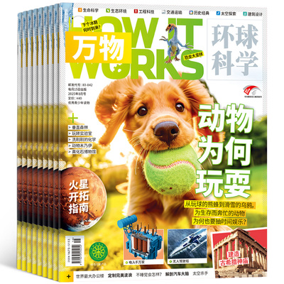 7-9月新 万物杂志 2026/25/24半年/全年订阅/单期订阅杂志铺旗舰店8-15岁How it works中文版科普百科期刊非好奇号阳光少年报