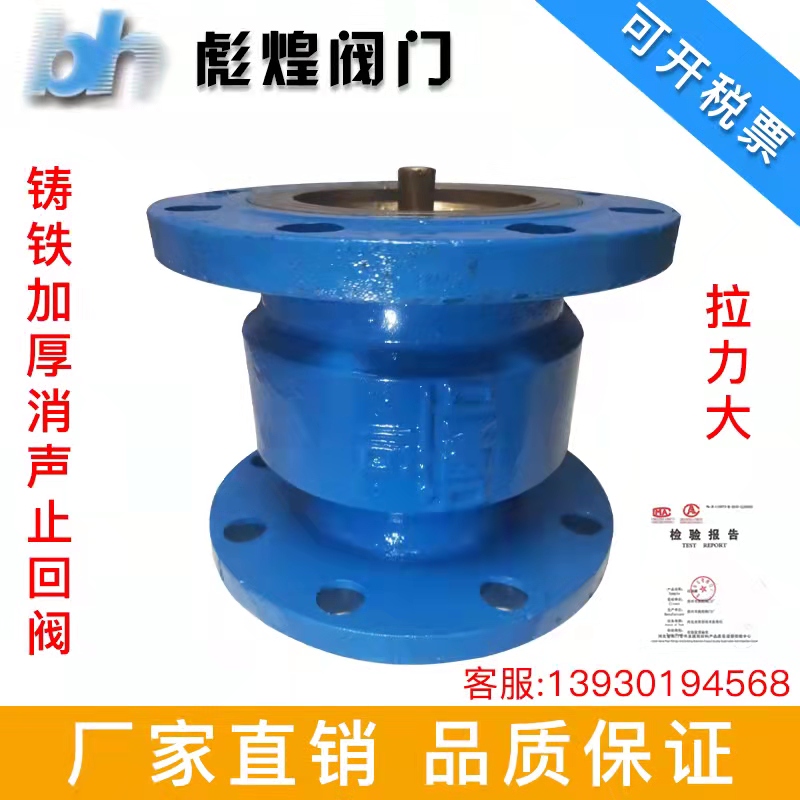 Biaohuang HC41X-16 cast iron flange silencer check valve check valve DN25 32 50 65 80 100