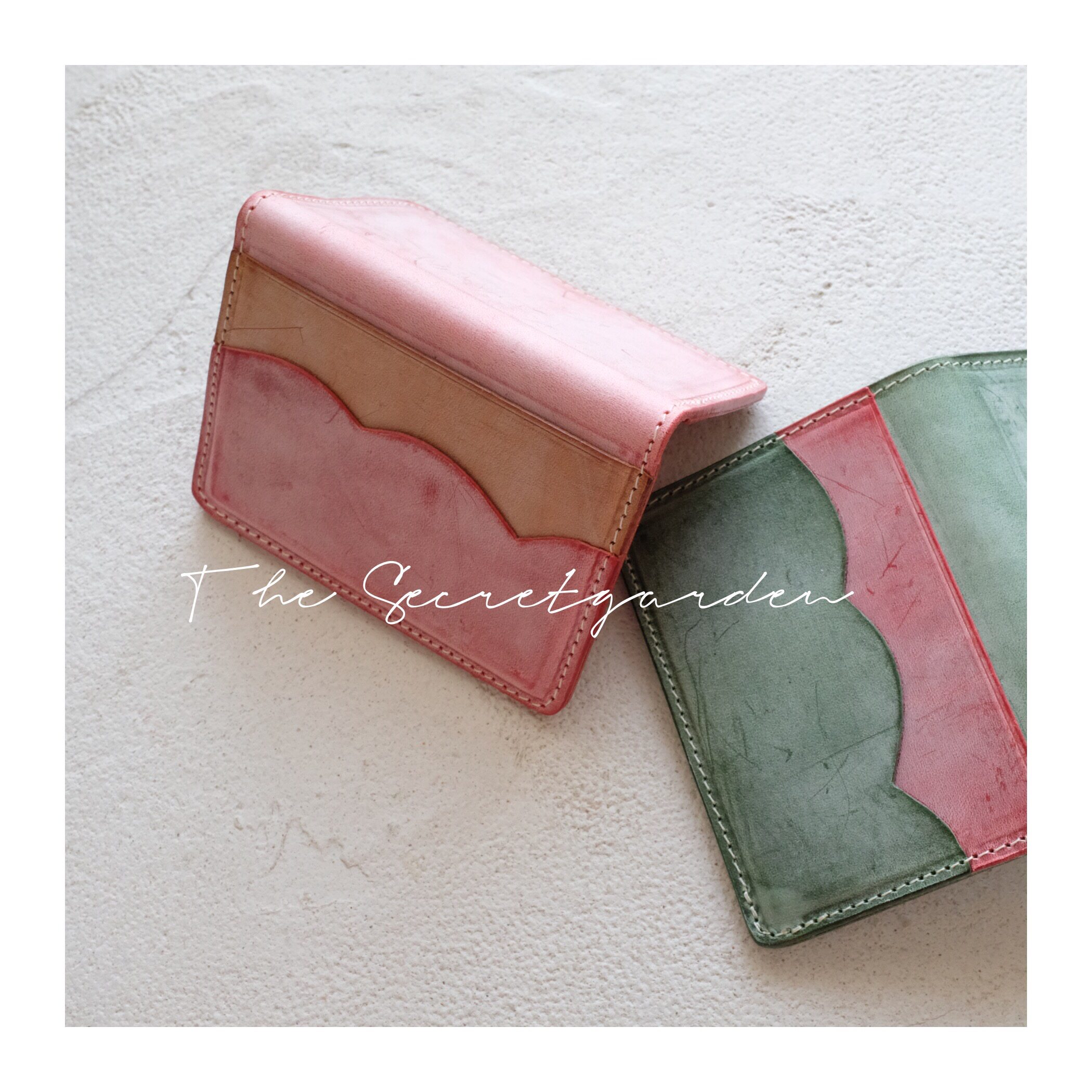 Jasmine Polished Wax Planting Tannic Cow Leather lover Men and women Available driver's license bag Driving license leather sleeve Multi-clamping bank card bag