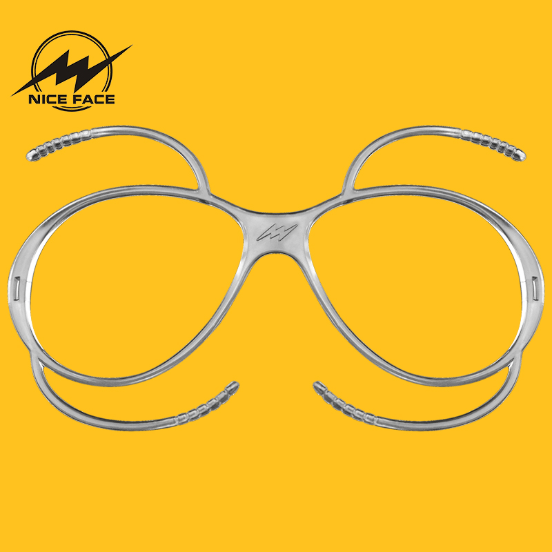 The butterfly-shaped large field of view adapter can be equipped with myopic moto bike goggles ski goggles