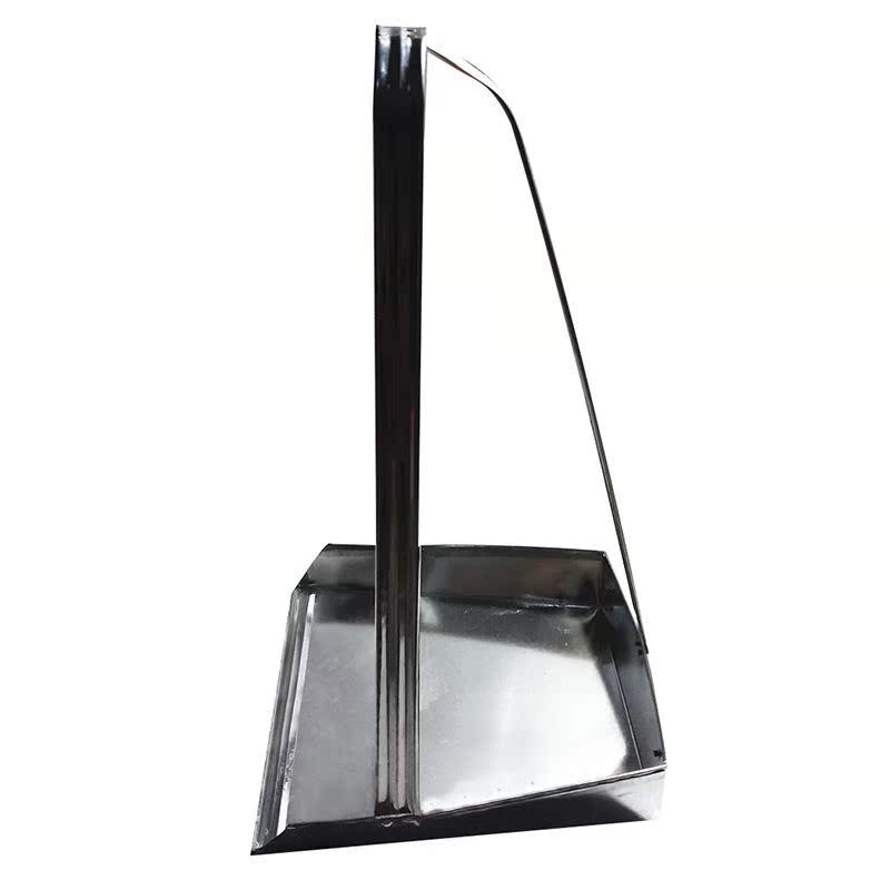 Direct direct white sheet iron dustpan iron winemaker with high handle fork to remove the ash shovel dustpan iron poke metal garbage shovel