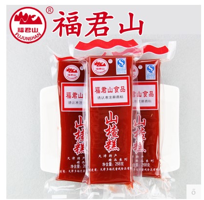 Fujun Mountain hawthorn pastry cake soft pastry red fruit to make sour and sweet fruit and candied fruit 268gX8 bag