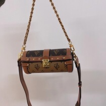 Pen Holder Bag Superior Feel Lock Light Lavish Retro Old Flower Pillow Single Shoulder Sloped Satchel Oyang Na Na The Same Chain Bag