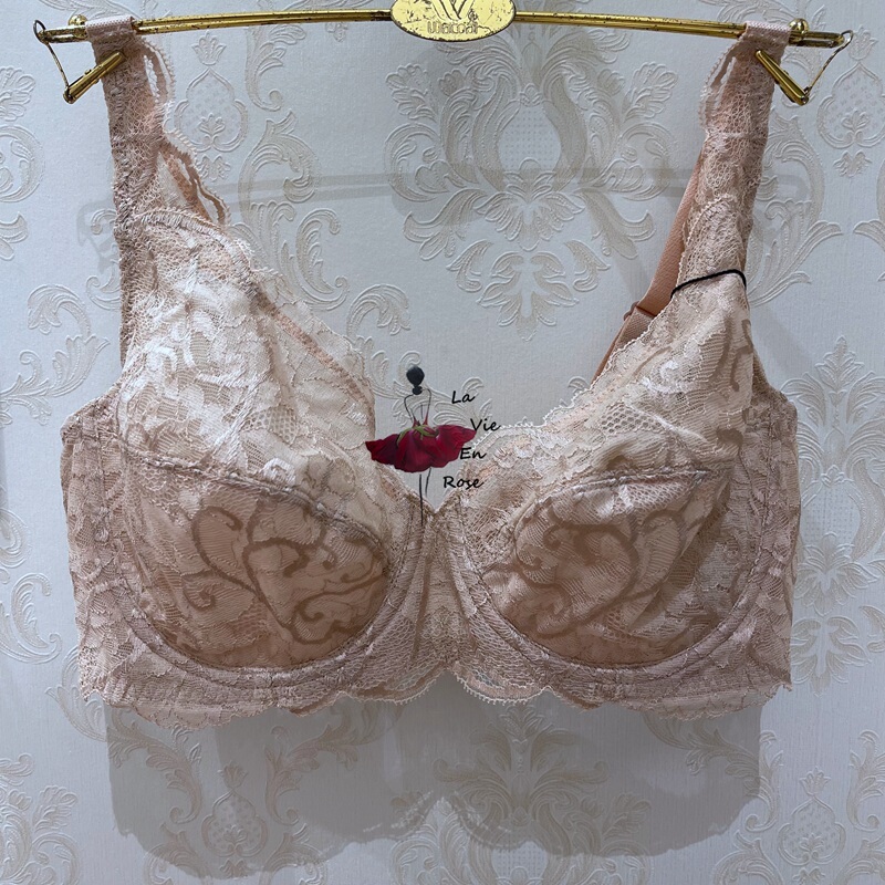 Wacoal Red Lingerie Wb8615 Classic Ultra-Thin Sexy Full Cup Lace Bra 398