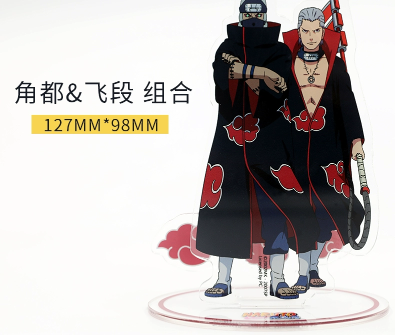 Naruto chính hãng ngoại vi tổ chức Akatsuki Sasuke Itachi acrylic Payne Kisame Didara bọ cạp hoạt hình đứng