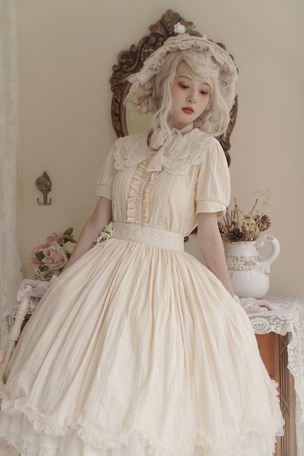 Miss Point ~Tulipa 2.0 Vintage Lolita Skirt -Pre-order,★Affordable ...