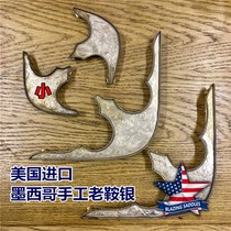 Special price does not recommend the United States imported original Western saddle silver Mexican handmade old saddle silver