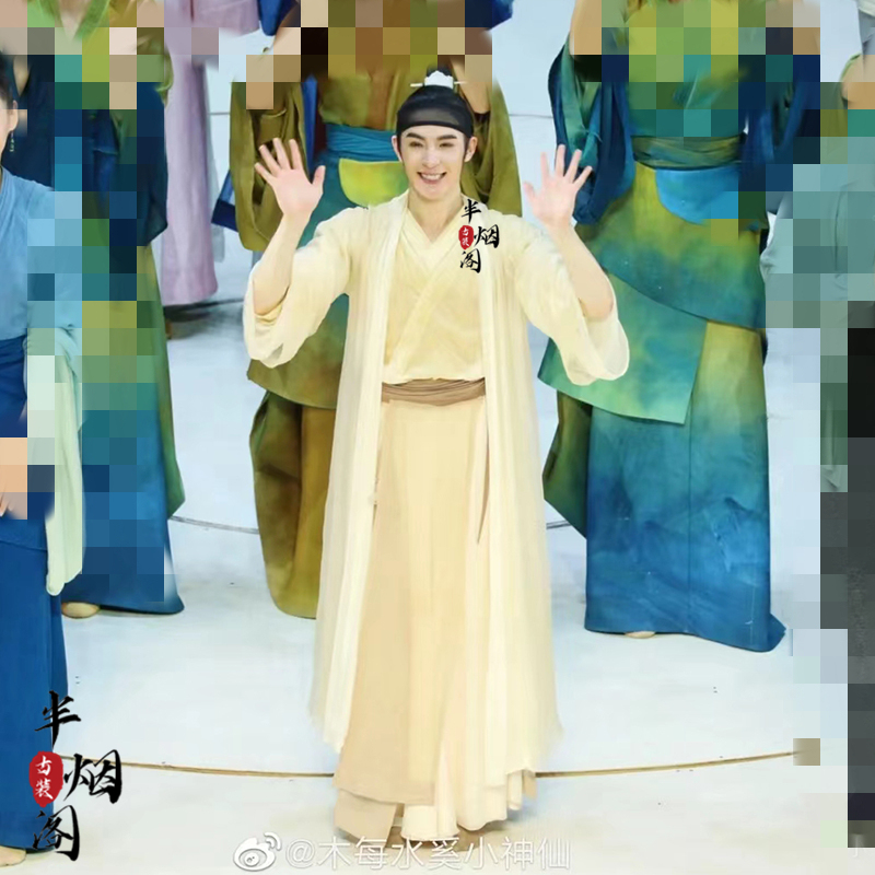 Film and Television Costume Wang Ximen's Same Style Hanfu, Song Dynasty Men's Hanfu, Ancient Scholar, Scholar-Gentleman, Young Gentleman Costume, Performance Costume