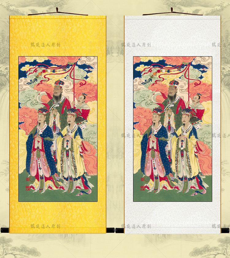 The Three Official The Great Portrait RMBthree the Great RMBthree Tripant Three Guan Guan the Emperor of the Great, the Emperor of the Great and the Statue Of The Earth Officer The Great the Great