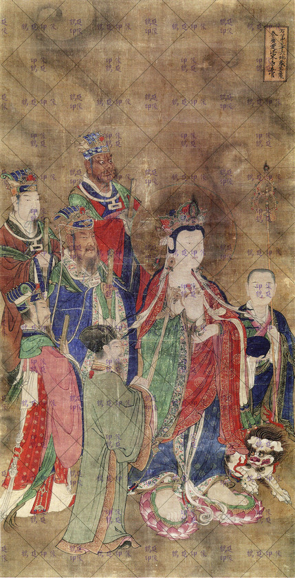 Portrait of Ksitigarbha Bodhisattva Portrait of King Qin Guang Portrait of King Chu Jiang