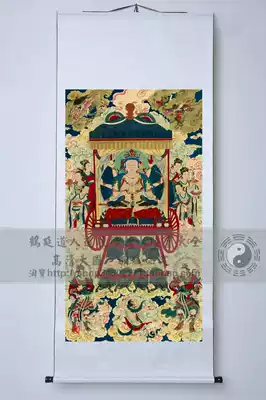 The portrait of the bucket, the portrait of the mother, the portrait of the Yuanming Dao, the portrait of the mother of the moon, the image of the purple pole