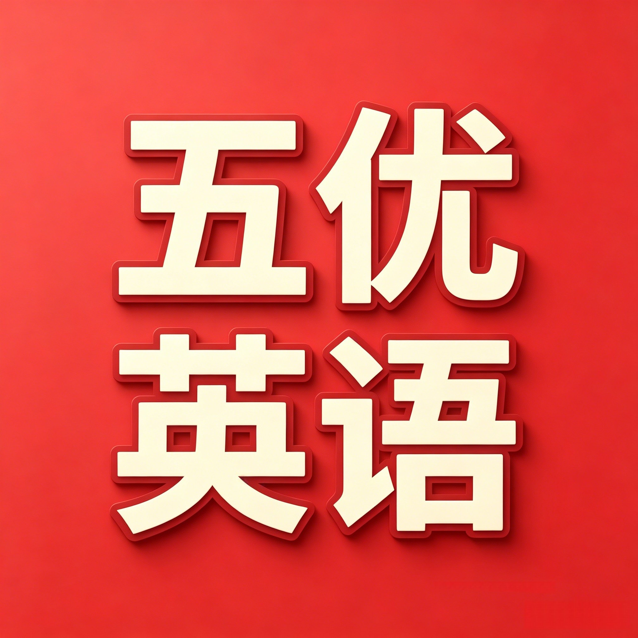 五优英语的LOGO