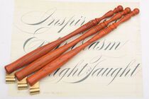 CALIARTS COPPERPLATE ROUND BODY FLOWER BODY DIP PEN DIAGONAL ROD METAL FLANGE LOG YELLOW ONE