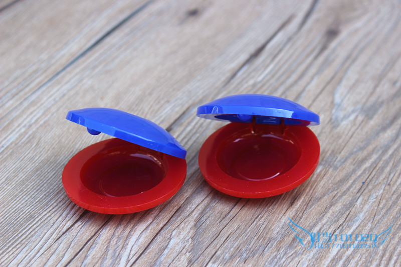 Orff bộ gõ castanets mẫu giáo giáo dục sớm dạy trẻ em đồ chơi âm nhạc nhựa nhảy tròn shop đồ chơi trẻ em