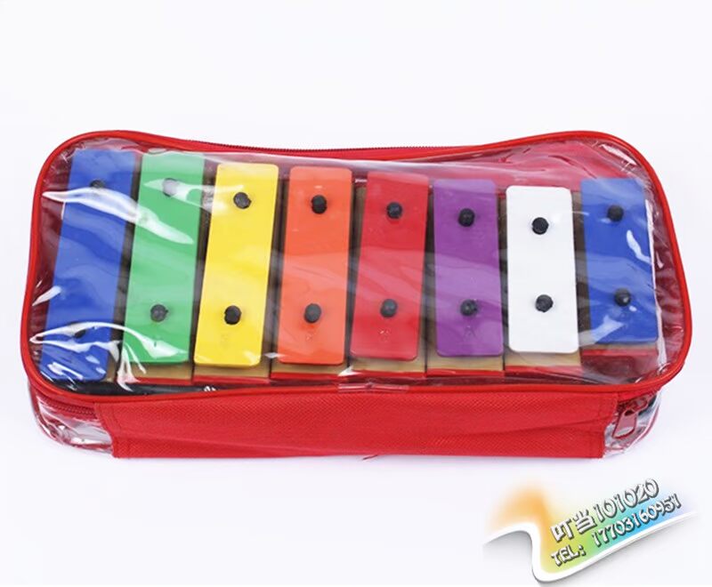 Khối quãng tám đơn cho trẻ em nhạc cụ đồ chơi mẫu giáo giáo dục sớm thổi gõ màu piano nhỏ octave gạch nhôm piano bộ nhạc cụ cho bé yêu