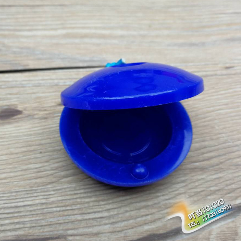 Orff bộ gõ castanets mẫu giáo giáo dục sớm dạy trẻ em đồ chơi âm nhạc nhựa nhảy tròn shop đồ chơi trẻ em