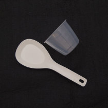  Suitable for Midea rice cooker Electric pressure cooker accessories Rice spoon measuring rice cup Plastic cup Rice spoon measuring cup set
