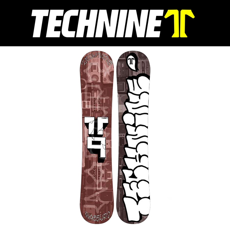 American Technine T9 Veneer Snowboard Men's Park Flat Flower Freestyle Snowboard