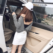 Clearance Special 2021 New Spring Korean Stripe Slim Long Sleeve T-Shirt Womens Cautus Top