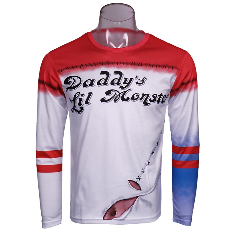 Clown Female Suicide Squads X Contingent cosconserved HallyQuinn men's clown female speed dry T-shirt