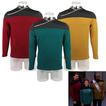 Star Trek cos daily uniform Pickard same T-shirt mens casual versatile long sleeve T-shirt film and television peripheral c suit