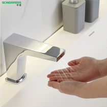 Basin hand-cleaning hand-drying foam hand-washing basin all-copper automatic faucet-type hand-drying hair dryer induction soap dispenser