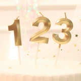 Показать Yiyi Golden Digital Birthday Candle Baby Baby Baby Product