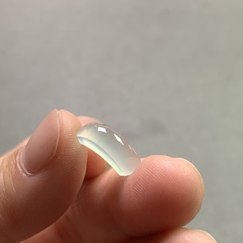 Myanmar jadeite high ice saddle ring chinese aesthetics