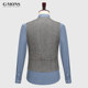 Guillaume suit vest men's business professional vest formal vest slim casual striped vest ດູໃບໄມ້ລົ່ນແລະລະດູຫນາວພາກຫນາ