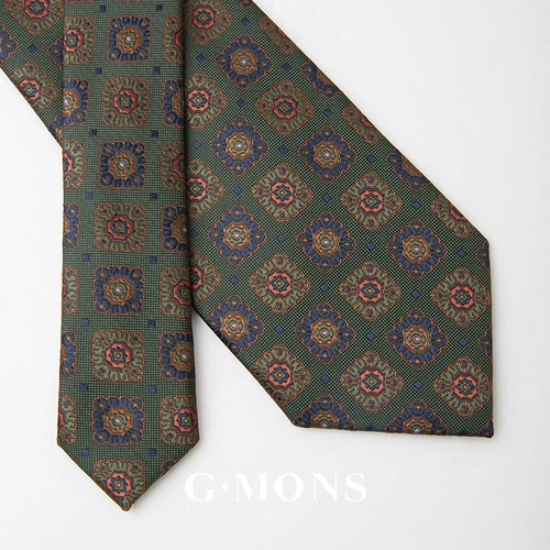 Трендовый ретро зеленый галстук для отдыха, пиджак классического кроя