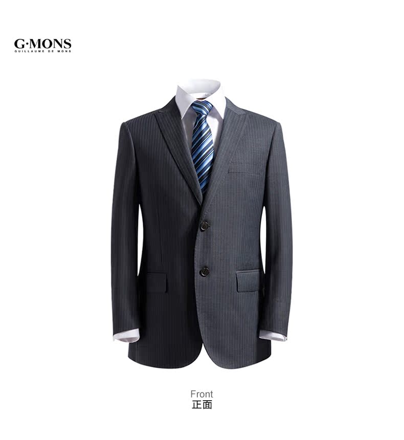 Costume homme GMONS en laine pour printemps - Ref 1574342 Image 13