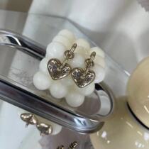 LIN CHAO ZHANG 2021 new female fashion love earrings personality trend leisure accessories