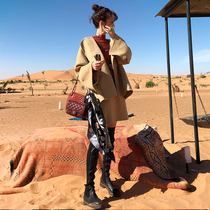 LIN CHAO ZHANG MOROCCO DOUBLE-sided WOOL COAT STRAP SHORTS TWO-PIECE SET (LIMITED EDITION)