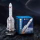 Wonderful Long March 5 launch vehicle building blocks toy educational assembly for girls and boys K10226 gift