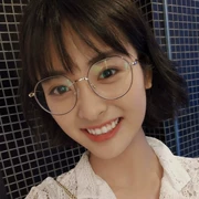 Gương đa giác không đều màu đỏ phẳng gương nữ Shen Yue với kính phiên bản Hàn Quốc của thủy triều Harajuku gió ulzzang