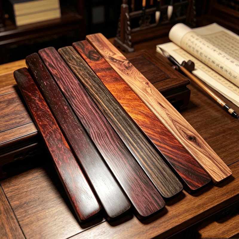 Indian Small-Leaf Rosewood Ruler, Large Red Rosewood, Teacher's Slightly Concave Huanghuali, Purple Sandalwood, Handmade Household Toy Pointer Indian Small-Leaf Rosewood Ruler, Large Red Rosewood, Teacher's Slightly Concave Huanghuali, Purple Sandalwood, Handmade Household Toy Pointer