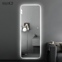 BOLEN frameless smart dressing mirror led with light mirror hanging wall full-length mirror home makeup fitting mirror ins Wind