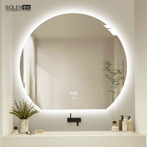 Creative Creative Semicap Smart Bath Mirror Mirror Make Press Makeup Makeup Make Make Make стена -круглое зеркало
