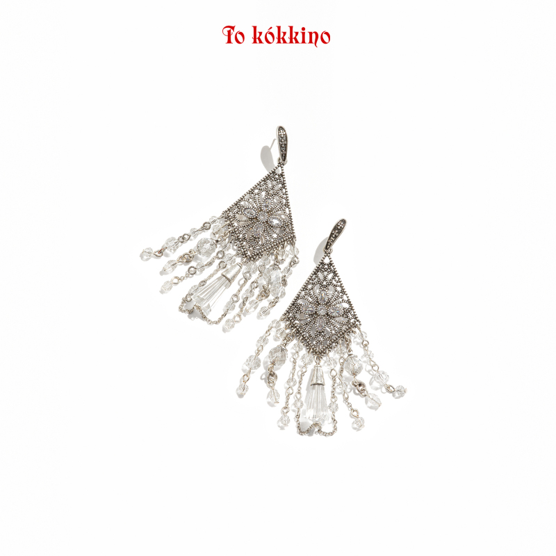 Tokokkino「Waltz of the Ruins」Tassel Vintage Earrings Tokokkino「Waltz of the Ruins」Tassel Vintage Earrings