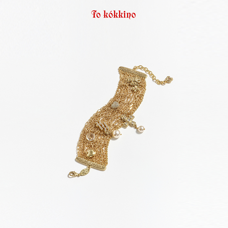 Tokokkino* Multi-Chain Wrap Bracelet